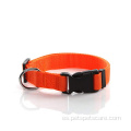 Collar de nylon de nylon ajustable para perros